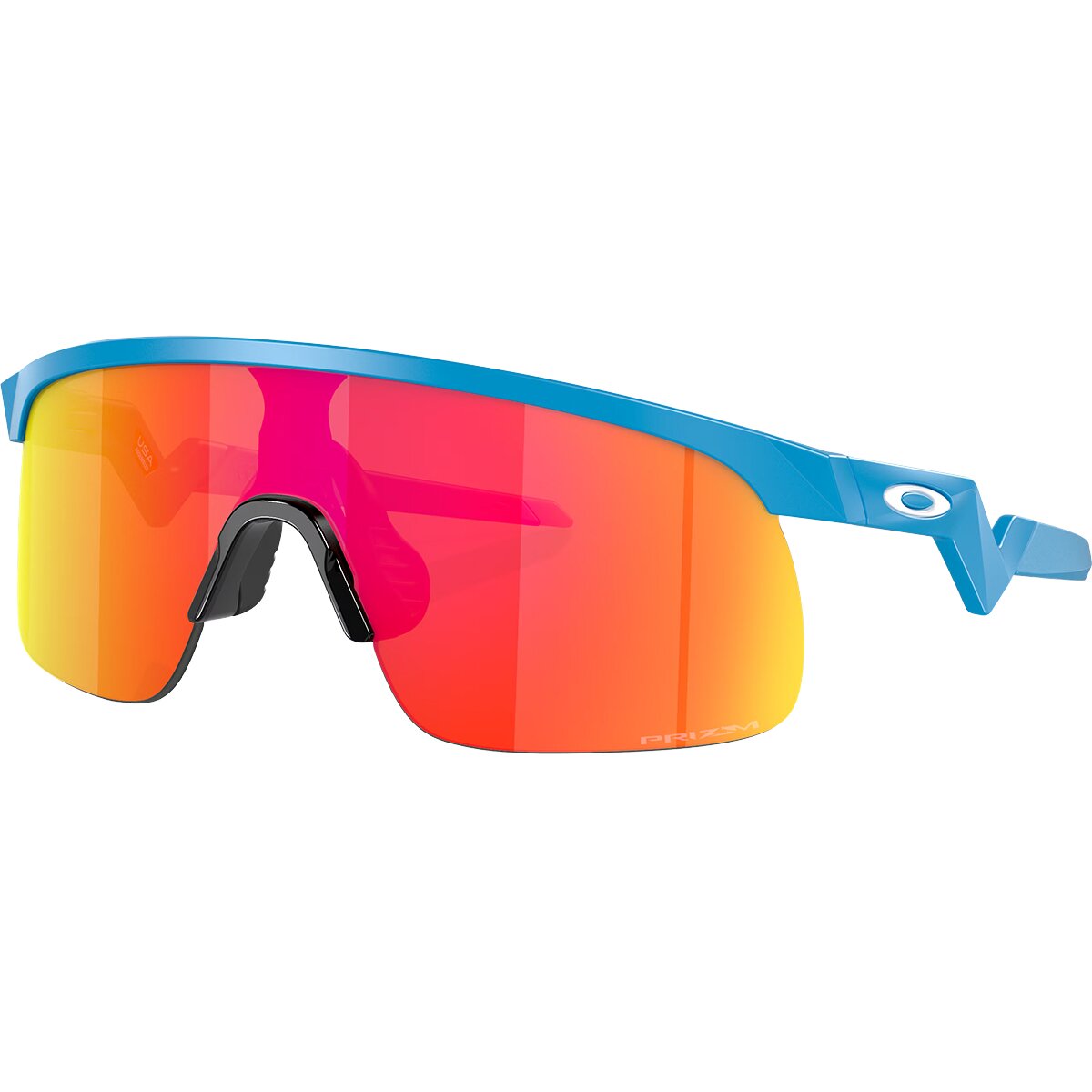Image of Oakley Resistor Prizm Sunglasses - Kids' Sky Blue/Prizm Ruby, One Size