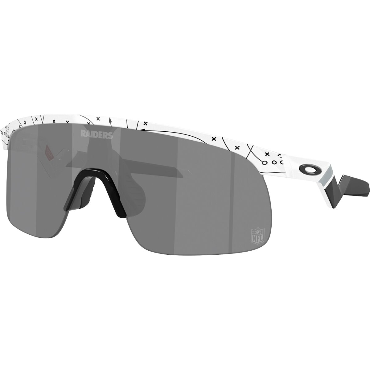 Image of Oakley Resistor Prizm Sunglasses - Kids' White/Prizm Black, One Size