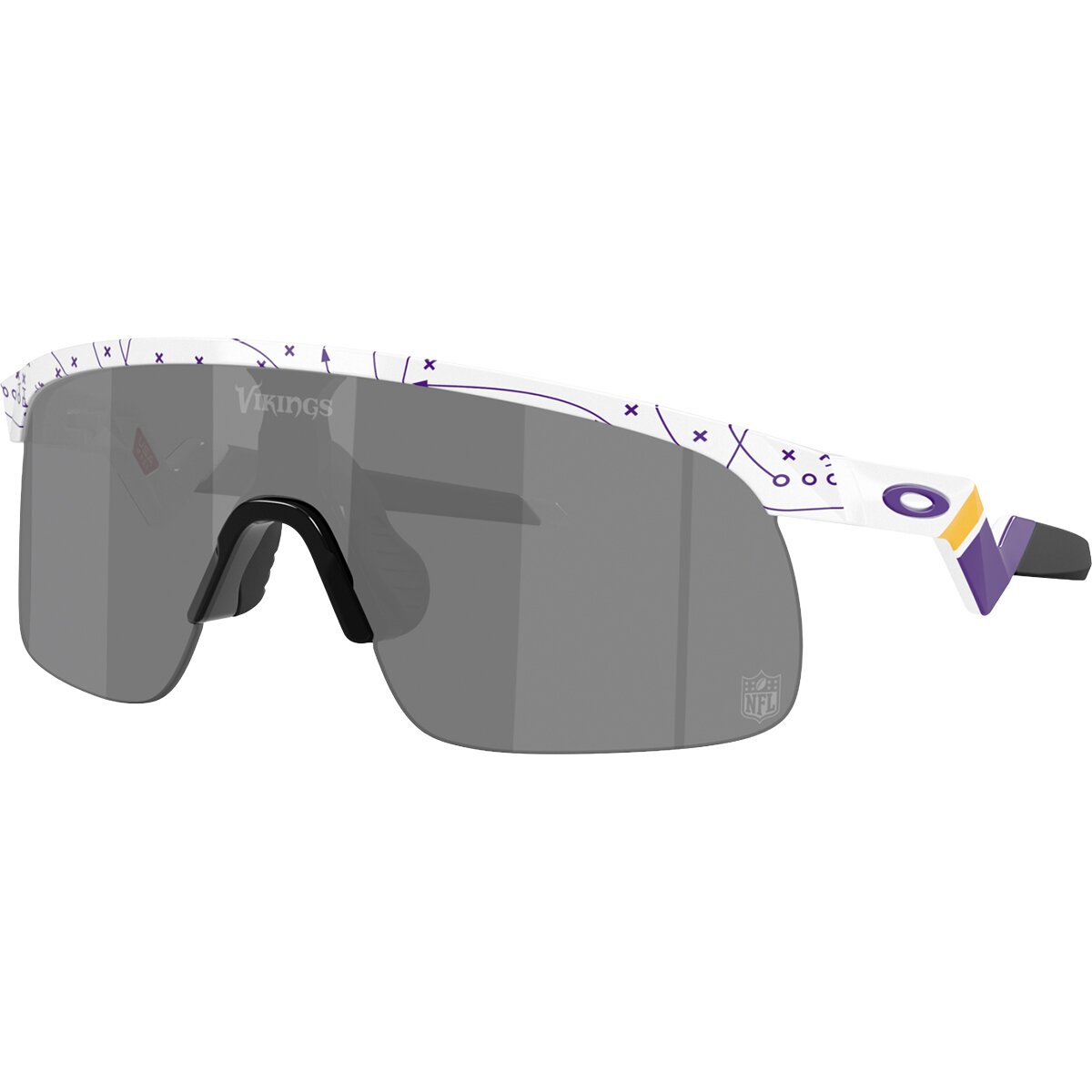 Image of Oakley Resistor Prizm Sunglasses - Kids' White/Prizm Black2, One Size