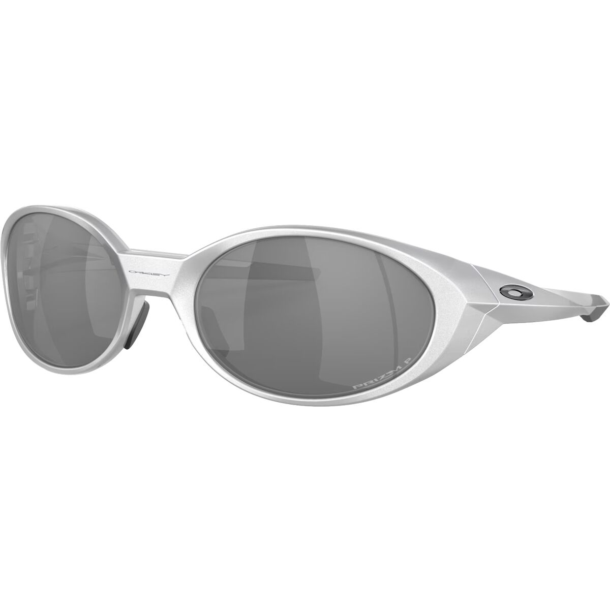 Image of Oakley Eye Jacket Redux Polarized Sunglasses Silver/PRIZM Black Pol, One Size