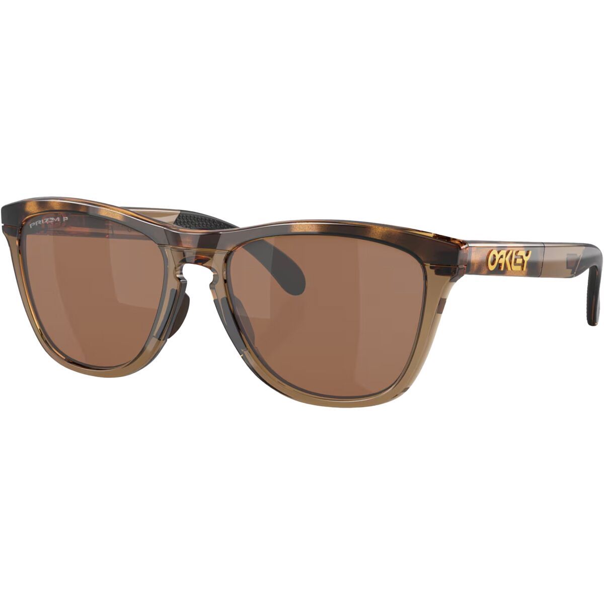 Image of Oakley Frogskins Range Polarized Sunglasses Brown Tort/Brown Smoke, One Size