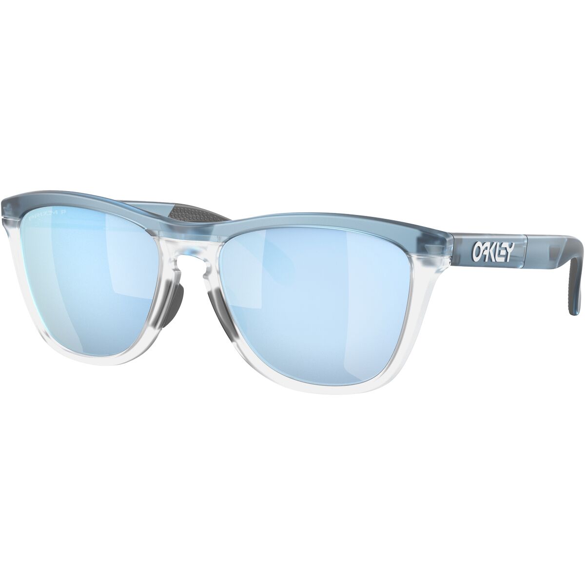 Image of Oakley Frogskins Range Polarized Sunglasses Trans Stonewash/Clear, One Size