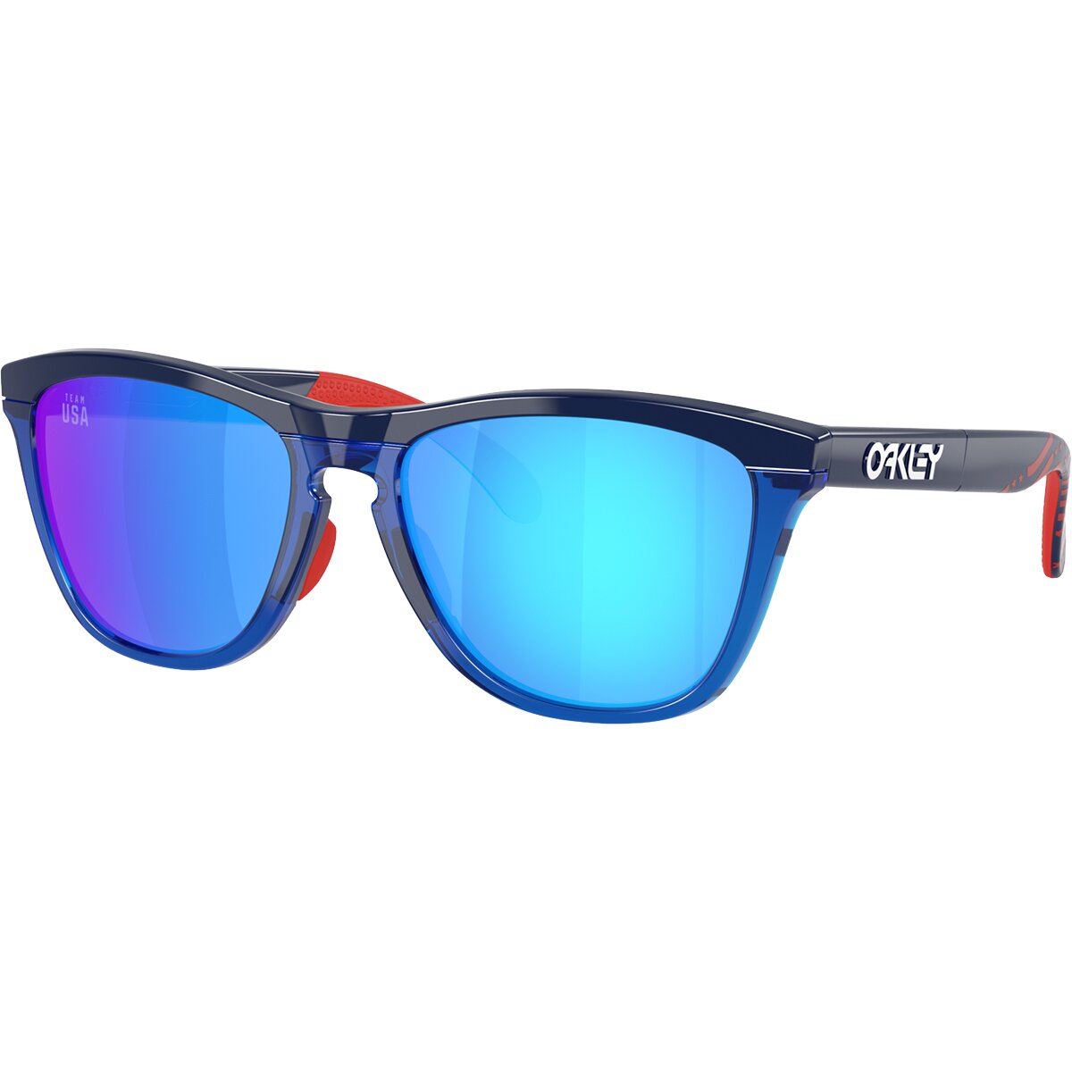 Image of Oakley Frogskins Range Sunglasses Navy/Prizm Sapphire, One Size