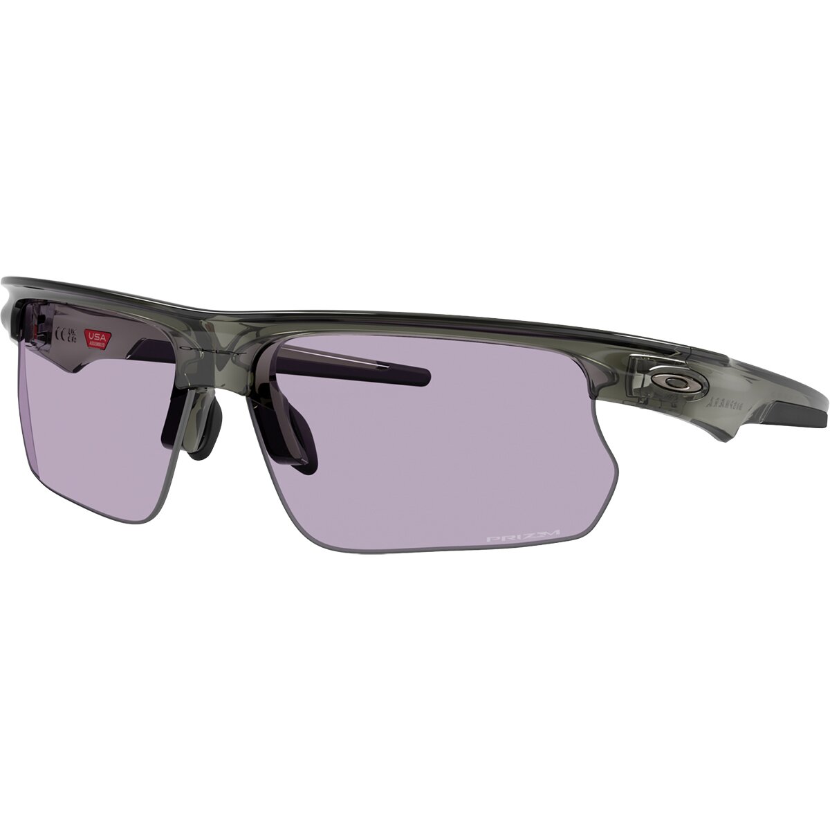 Image of Oakley Bisphaera Prizm Sunglasses Grey Smoke/Prizm Slate, One Size