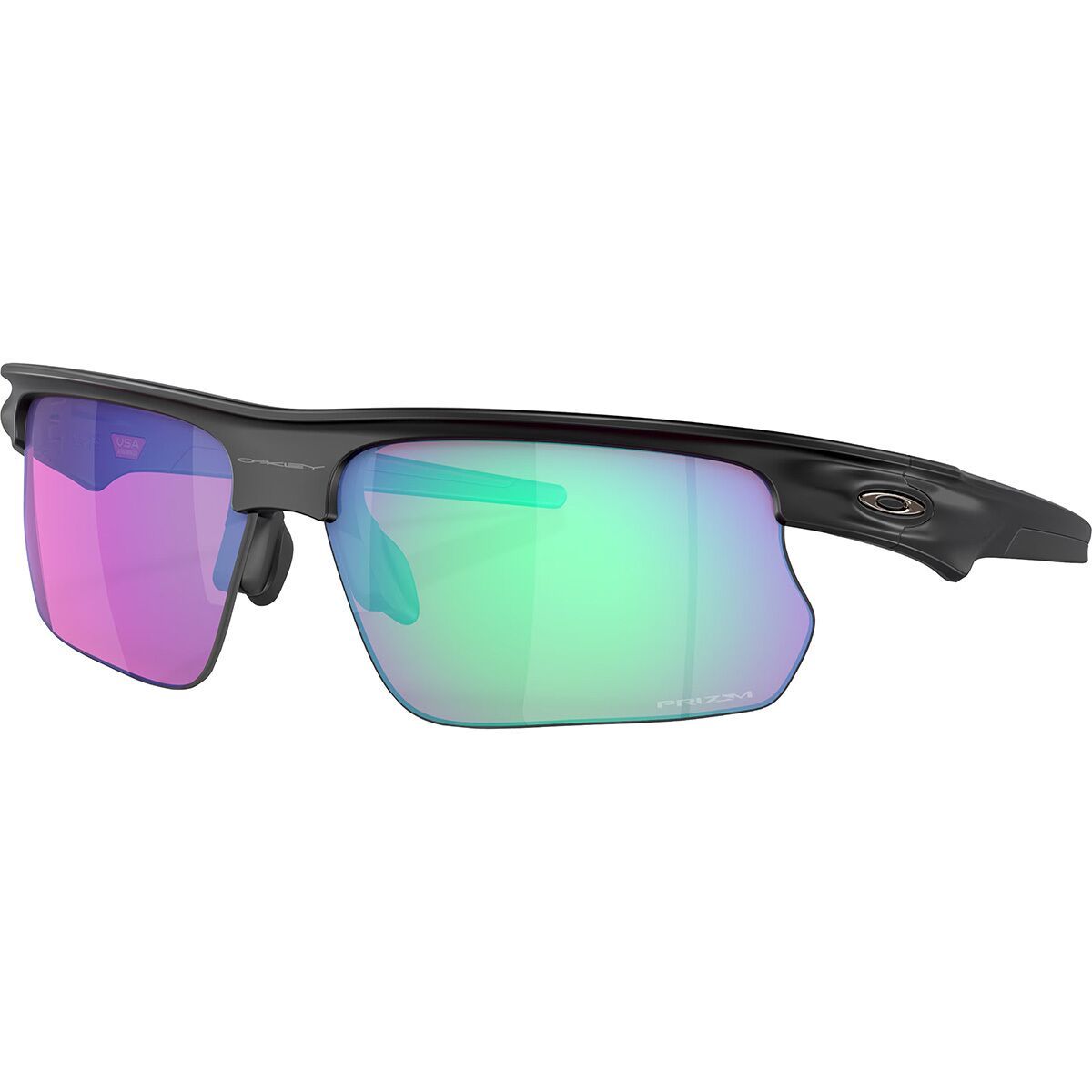 Image of Oakley Bisphaera Prizm Sunglasses Matte Black/Prizm Golf, One Size
