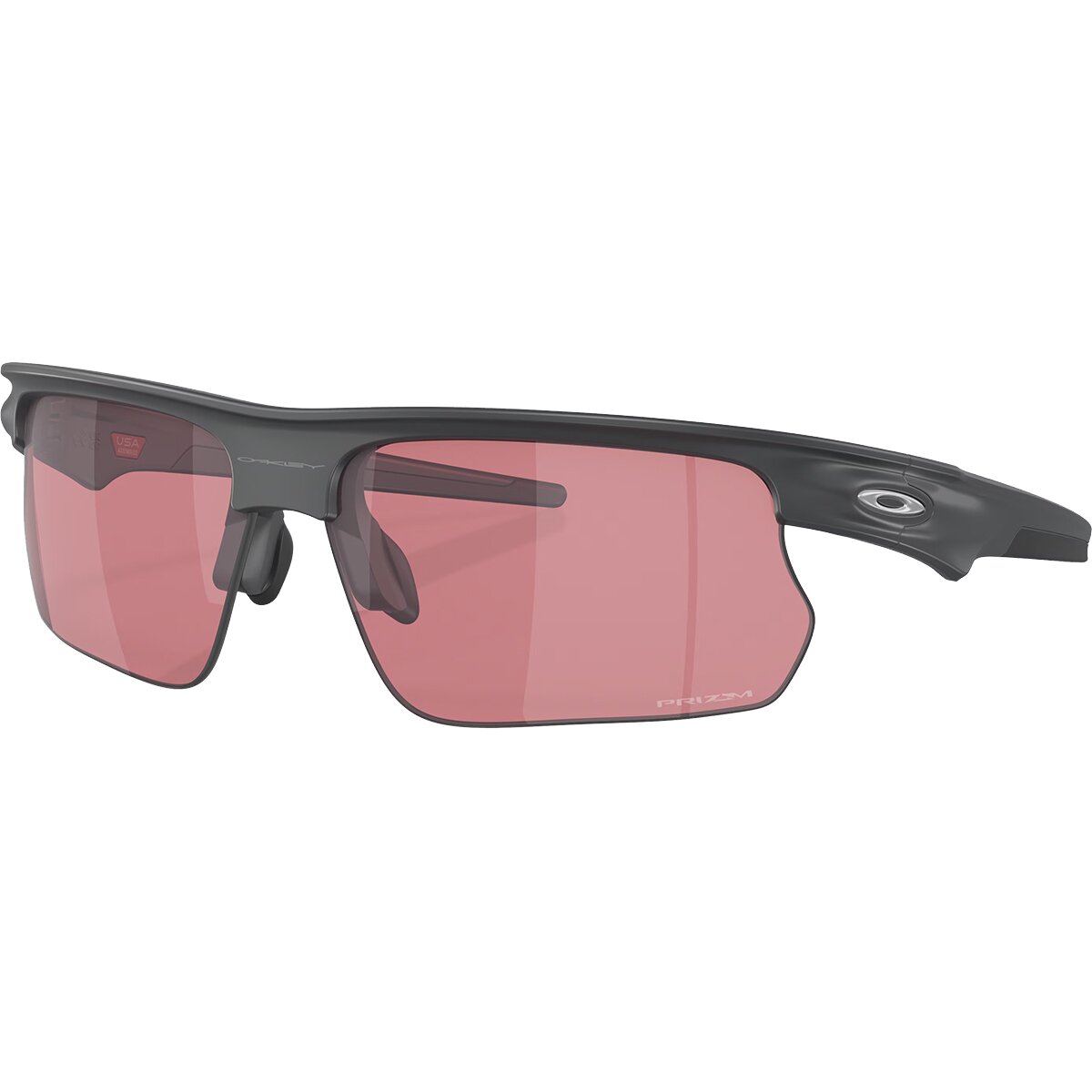 Image of Oakley Bisphaera Prizm Sunglasses Matte Carbon/Prizm Dark Golf, One Size