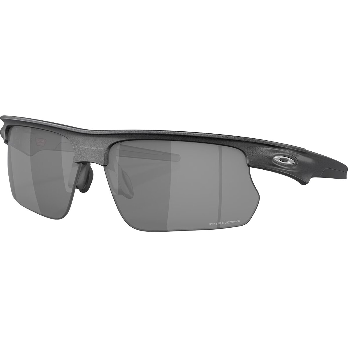 Image of Oakley Bisphaera Prizm Sunglasses Steel/Prizm Black, One Size