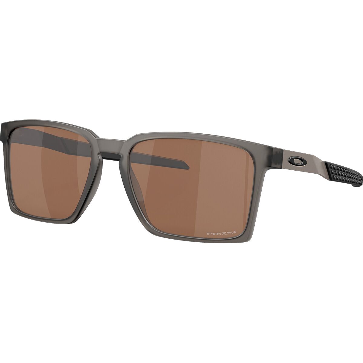 Image of Oakley Exchange Sun Prizm Sunglasses Satin Grey Smoke/Prizm Tungsten, One Size