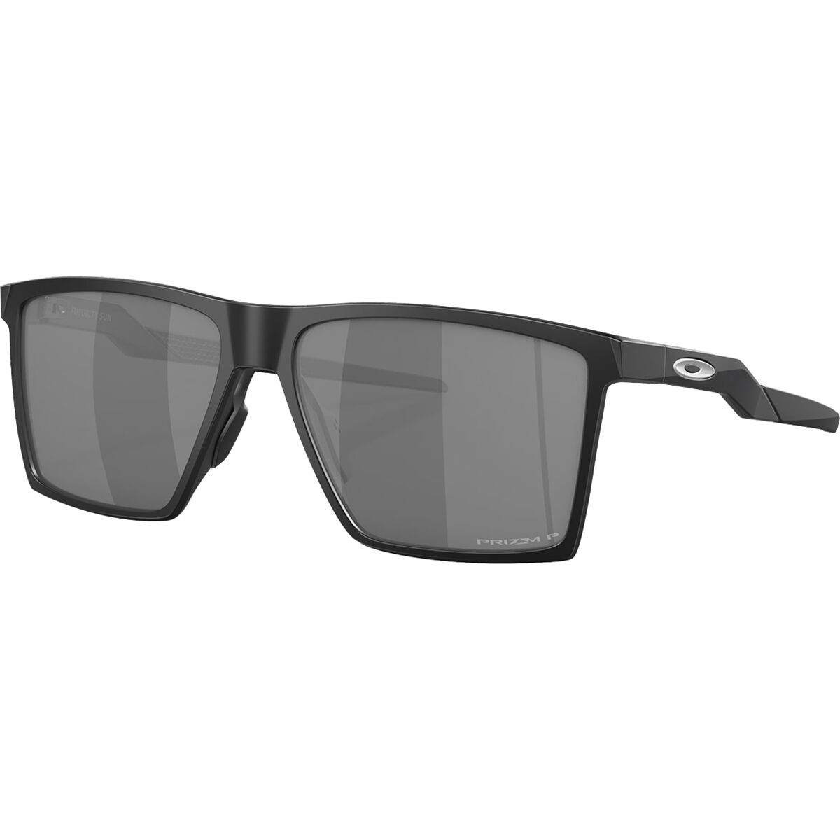 Image of Oakley Futurity Prizm Polarized Sunglasses Satin Black/Prizm Black Polarized, One Size