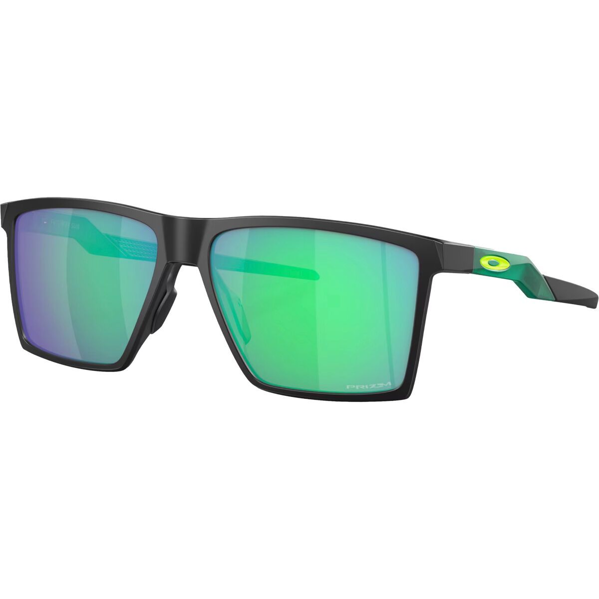 Image of Oakley Futurity Prizm Sunglasses Satin Black/Prizm Jade, One Size