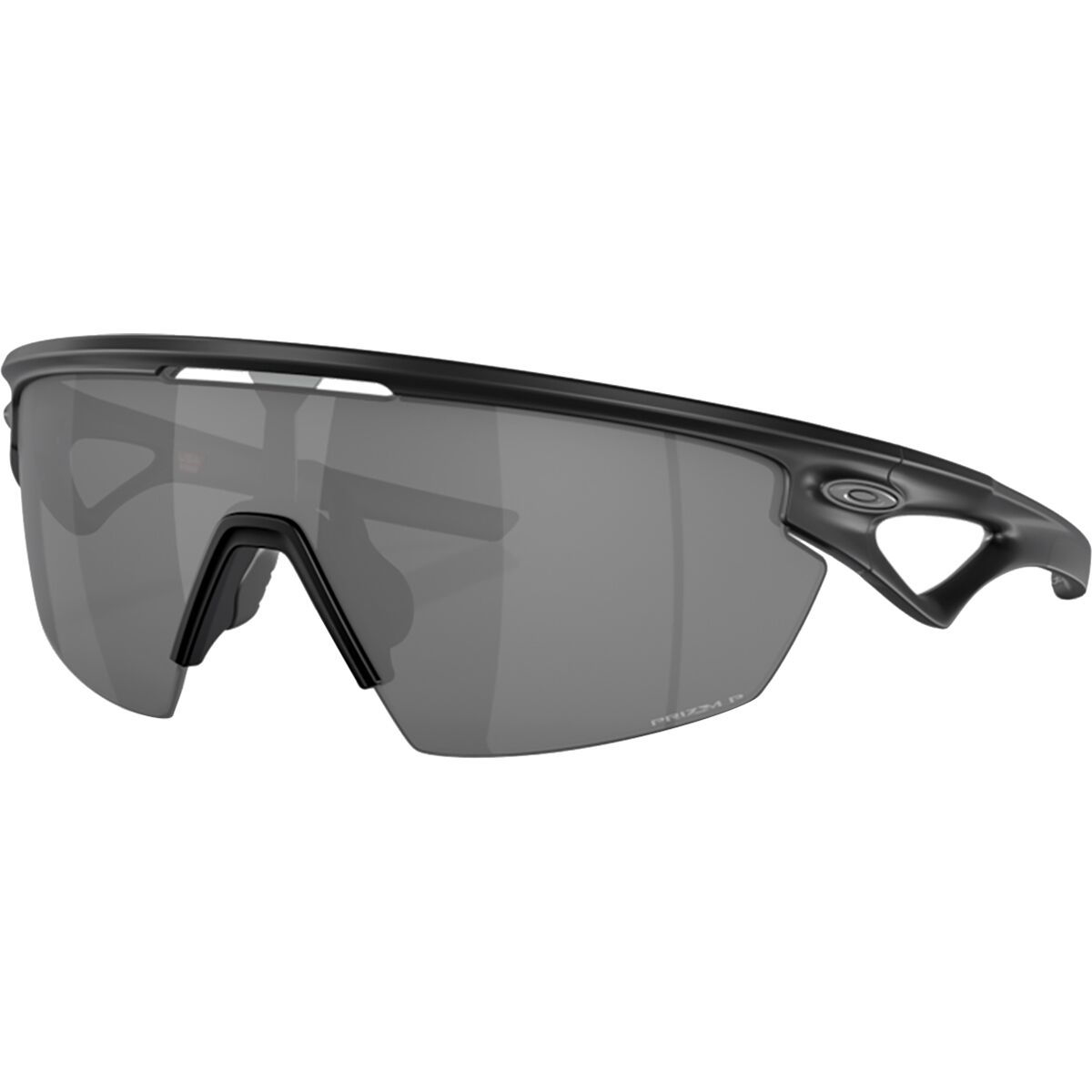 Image of Oakley Sphaera Prizm Polarized Sunglasses Matte Black/Prizm Black Polarized, One Size