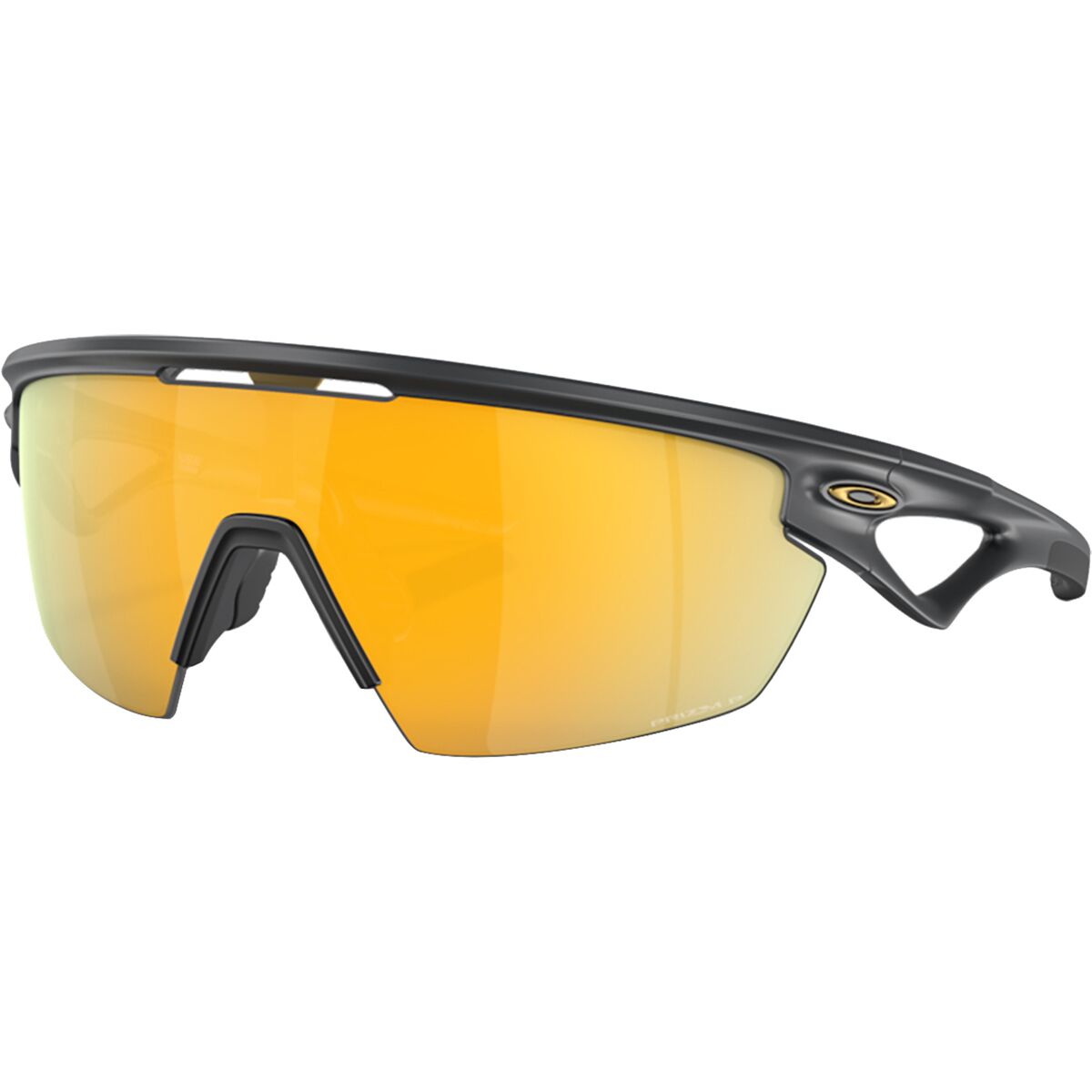 Image of Oakley Sphaera Prizm Polarized Sunglasses Matte Carbon/Prizm 24K Polarized, One Size