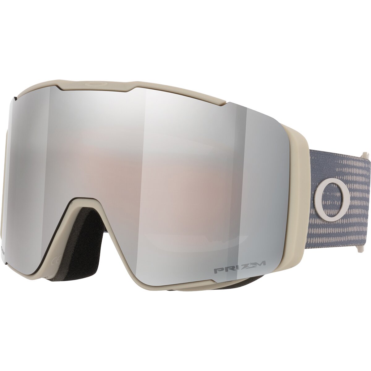 Image of Oakley Line Miner Pro L Goggles Matte Warm Grey/Prizm Black&Prizm Clear, One Size