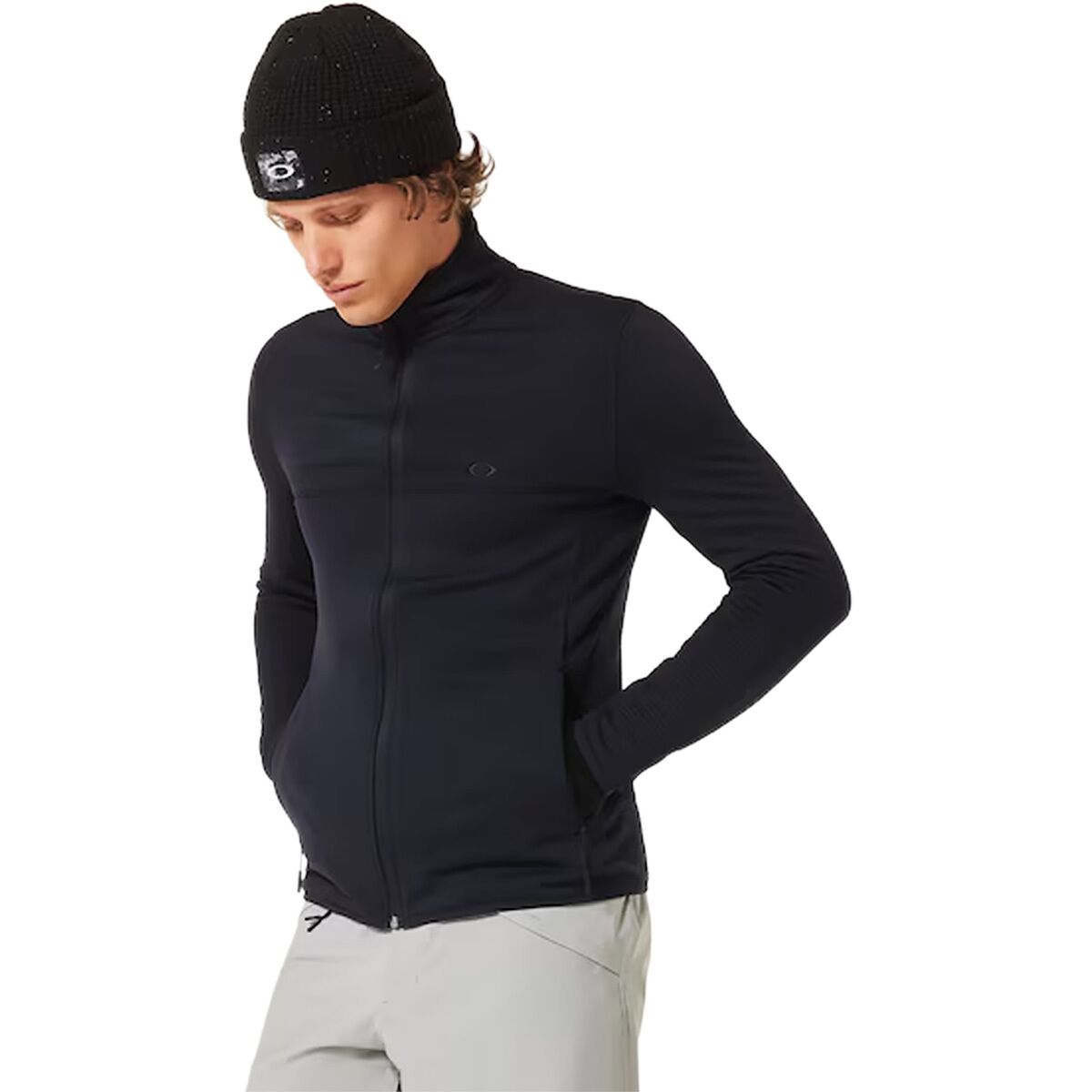 Image of Oakley Canopy Full-Zip Sweatshirt - Men's Blackout, L