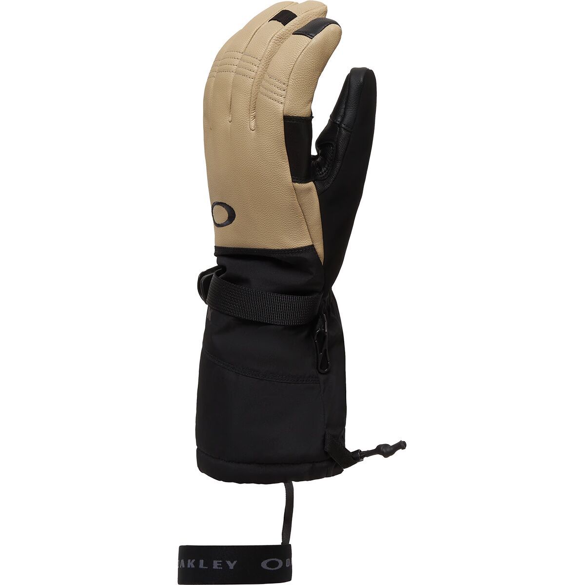 Image of Oakley Ellipse Goatskin Gauntlet Glove Pebble, L