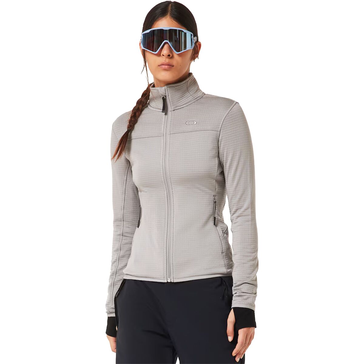Image of Oakley Canopy Full-Zip Sweatshirt - Women's Cement, L