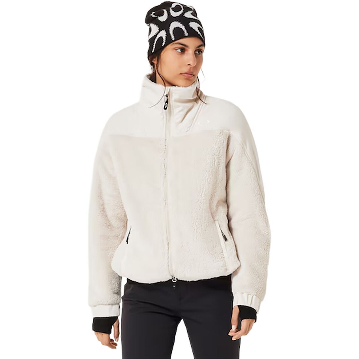 Image of Oakley Mountain Fire Sherpa Jacket - Women's Mist, L