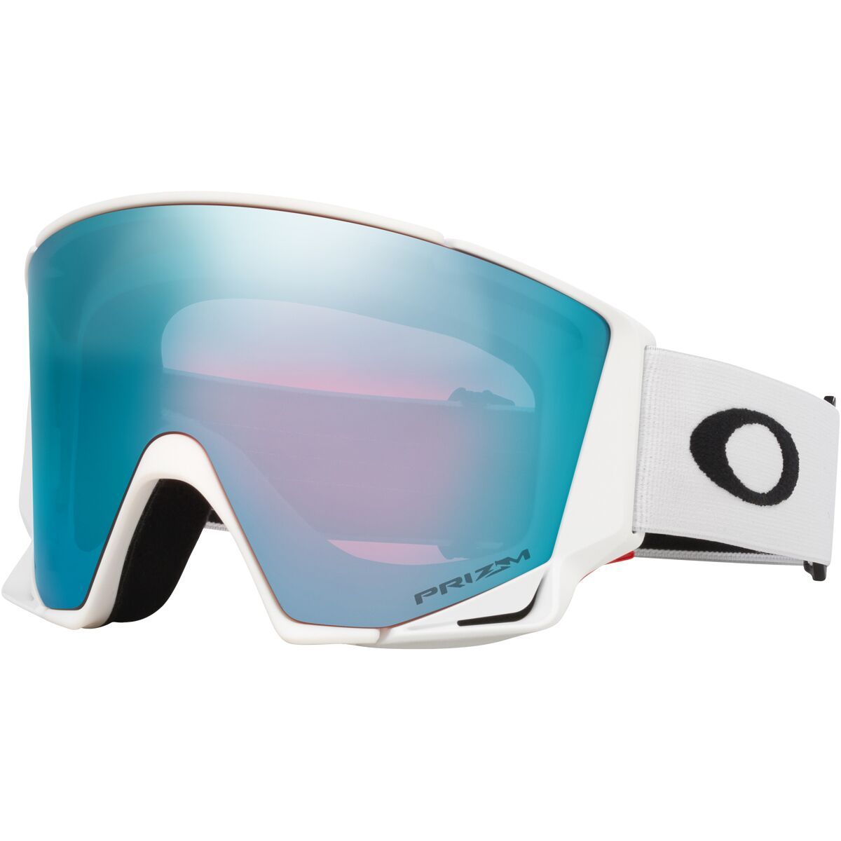 Image of Oakley Flow Scape L Goggles Matte White/Prizm Sapphire/Prizm Iced, One Size