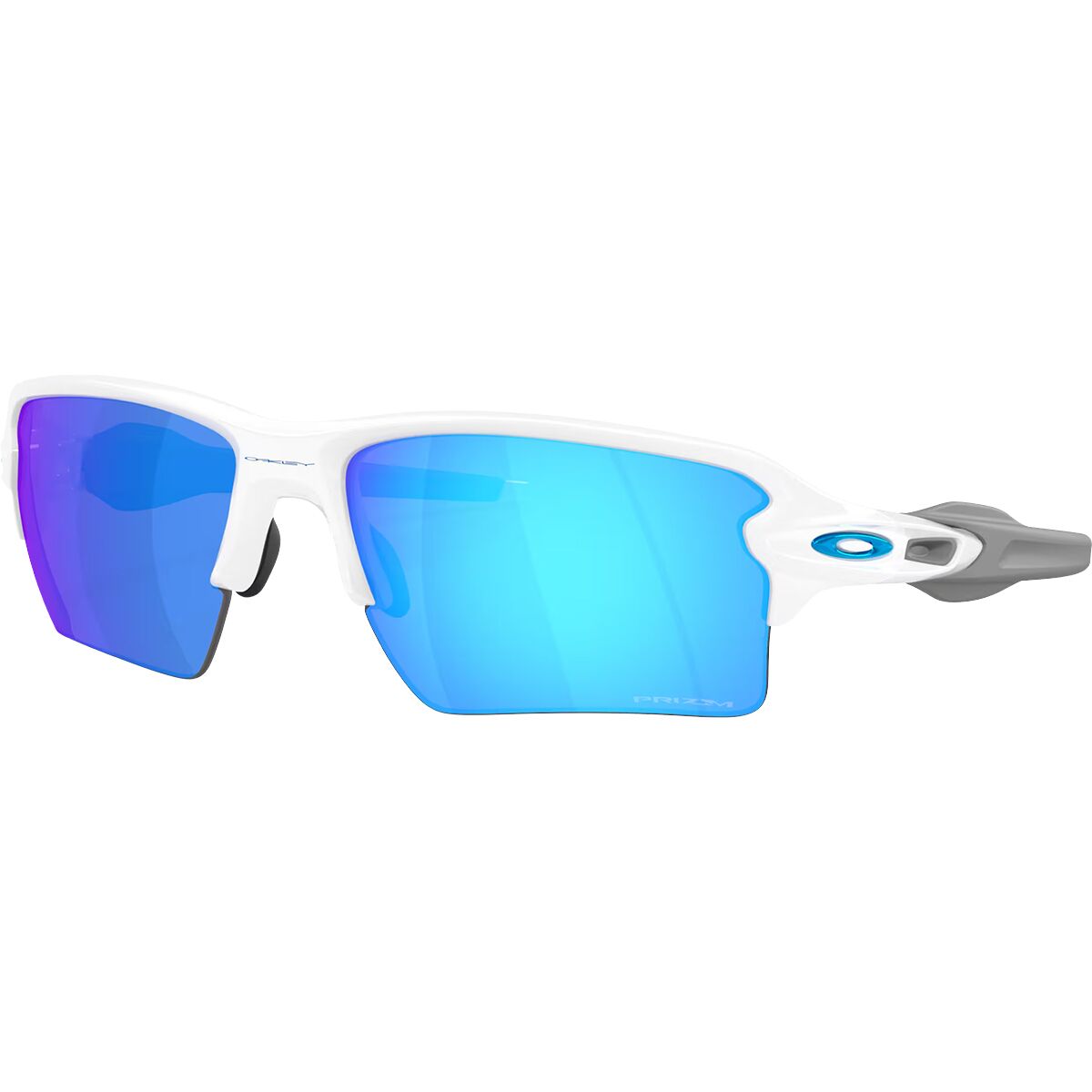 Image of Oakley Flak 2.0 XXL Prizm Sunglasses Polished White/Prizm Sapphire, One Size
