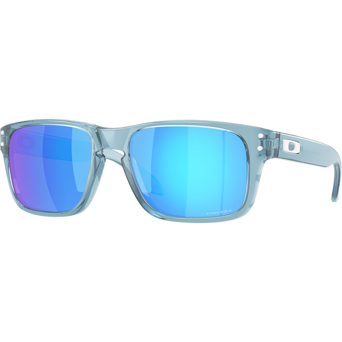 Image of Oakley Holbrook XXS Prizm Sunglasses - Kids' Transparent Stonewash/Prizm Sapphire, One Size