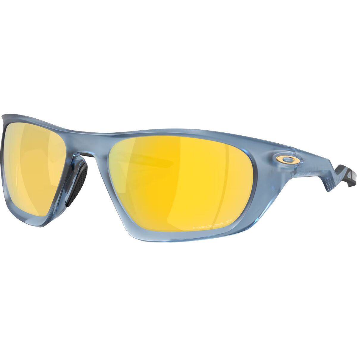 Image of Oakley Lateralis Prizm Polarized Sunglasses Mt Trans Abyss/Prizm 24K Polar, One Size