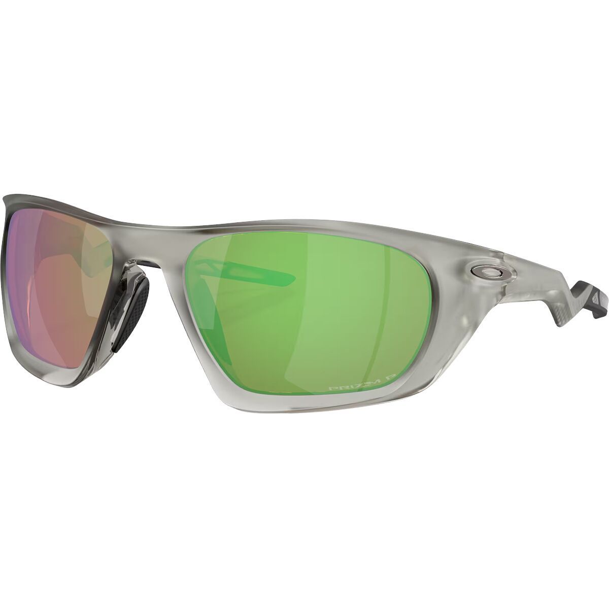 Image of Oakley Lateralis Prizm Sunglasses Matte Cactus/Prizm Tungsten, One Size