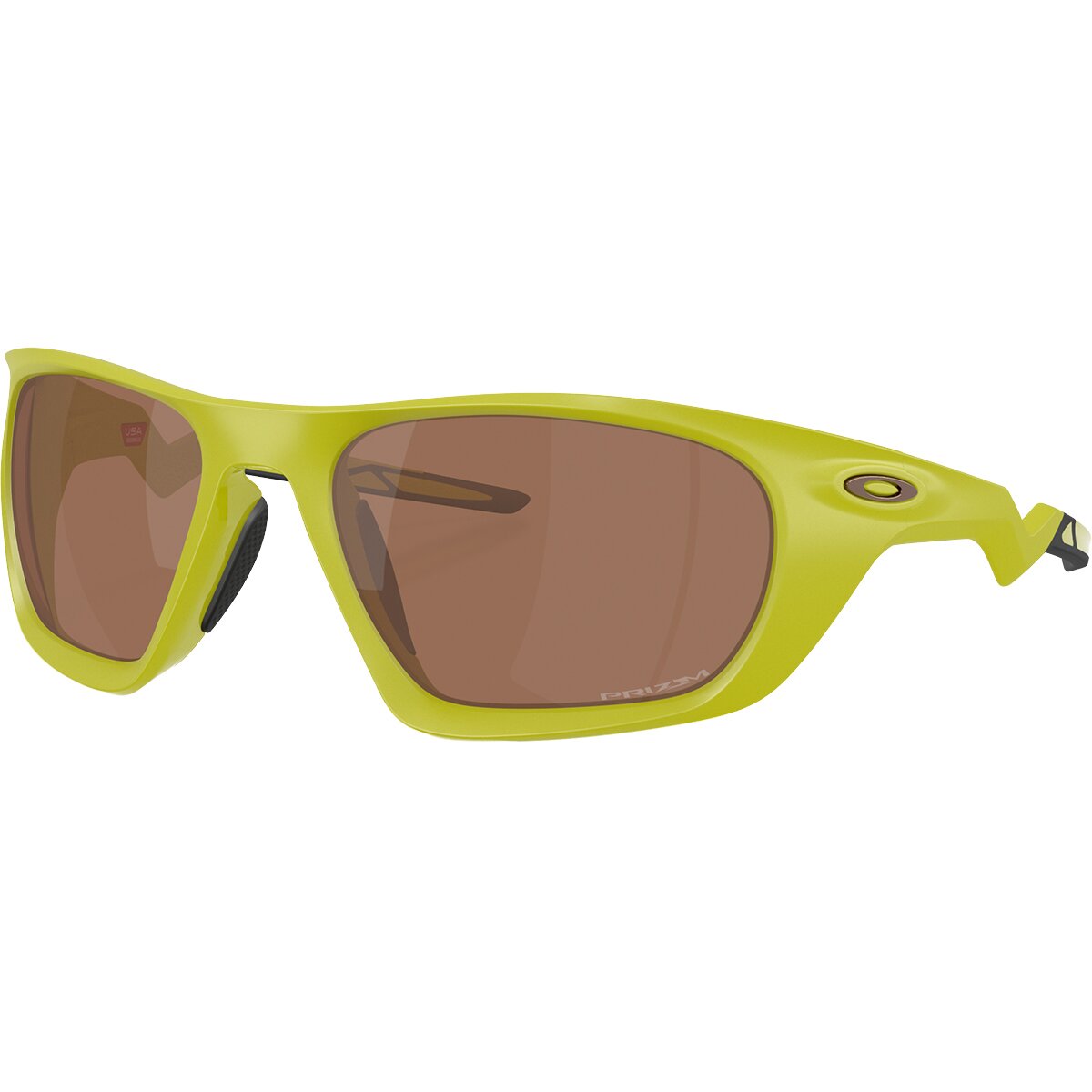 Image of Oakley Lateralis Prizm Sunglasses Matte Cactus/Prizm Tungsten, One Size