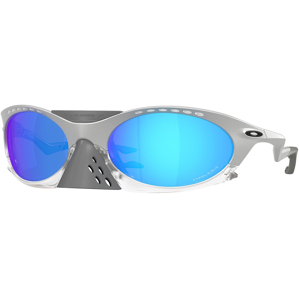 Image of Oakley Plantaris Prizm Sunglasses X-Silver/Prizm Sapphire, One Size