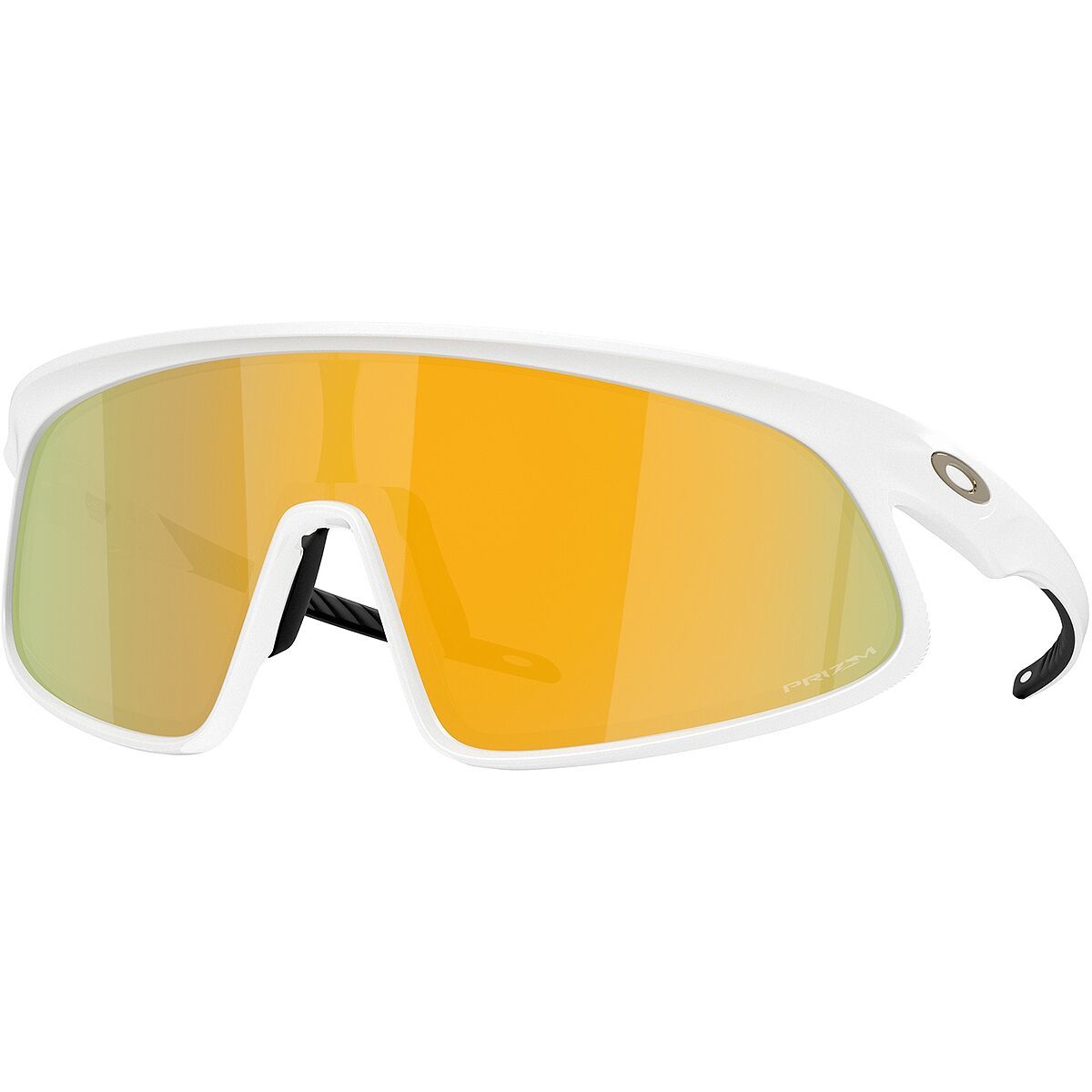 Image of Oakley Rslv Prizm Sunglasses Matte White/Prizm 24K, One Size