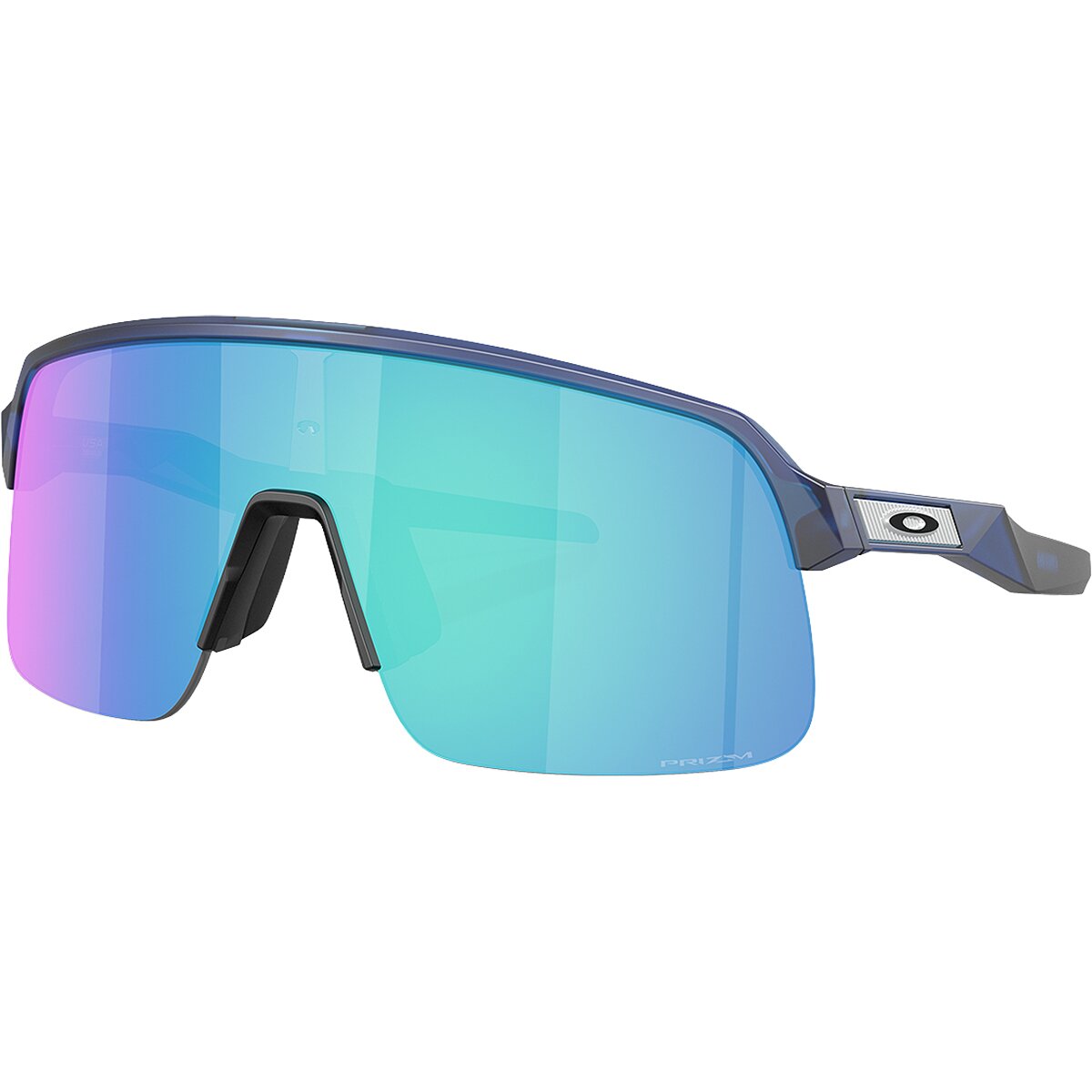 Image of Oakley Sutro Lite S Prizm Sunglasses Matte Trans Blue/Prizm Sapphire, One Size