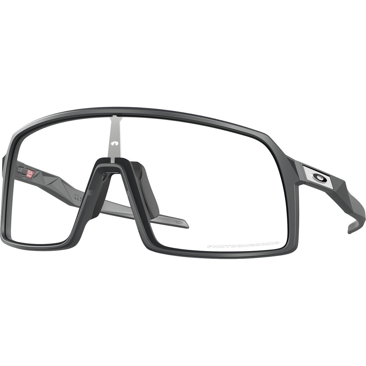 Image of Oakley Sutro Photochromic Sunglasses Matte Carbon/Clear Photochromic, One Size