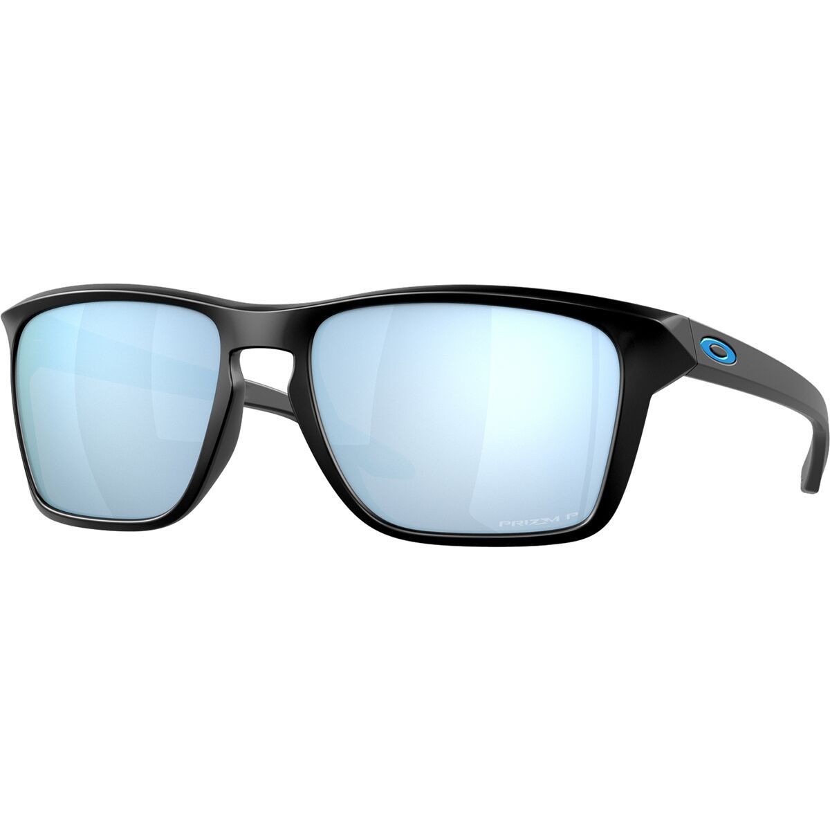 Image of Oakley Sylas XL Prizm Polarized Sunglasses Matte Black/Prizm Deep Water Polarized, One Size