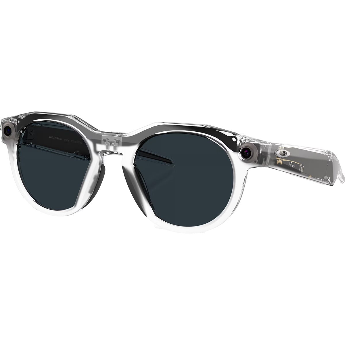Image of Oakley Meta AI HSTN Sunglasses Clear/Transitions Grey, One Size