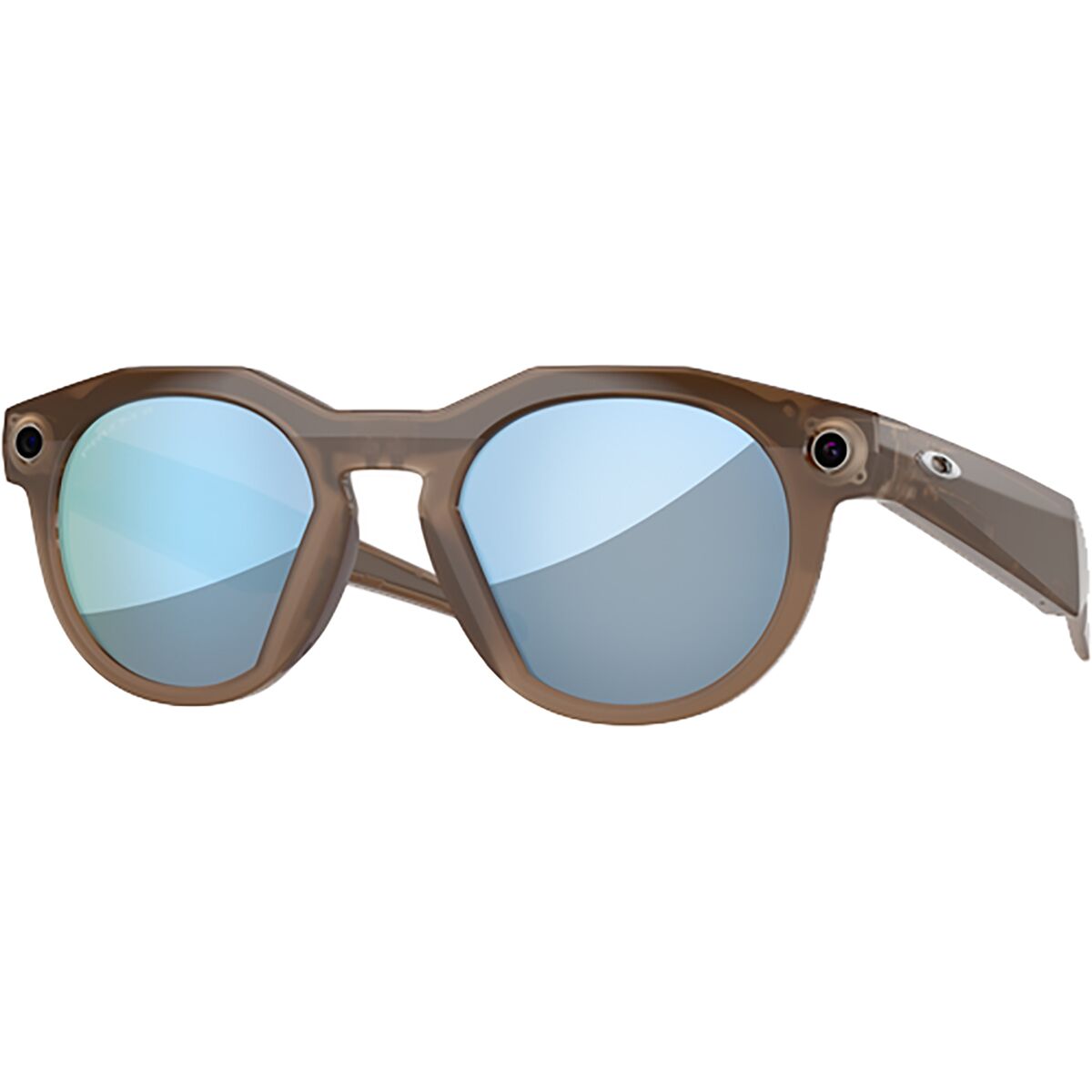 Image of Oakley Meta AI HSTN Sunglasses Light Brown/Prizm Deep Water Polarized, One Size