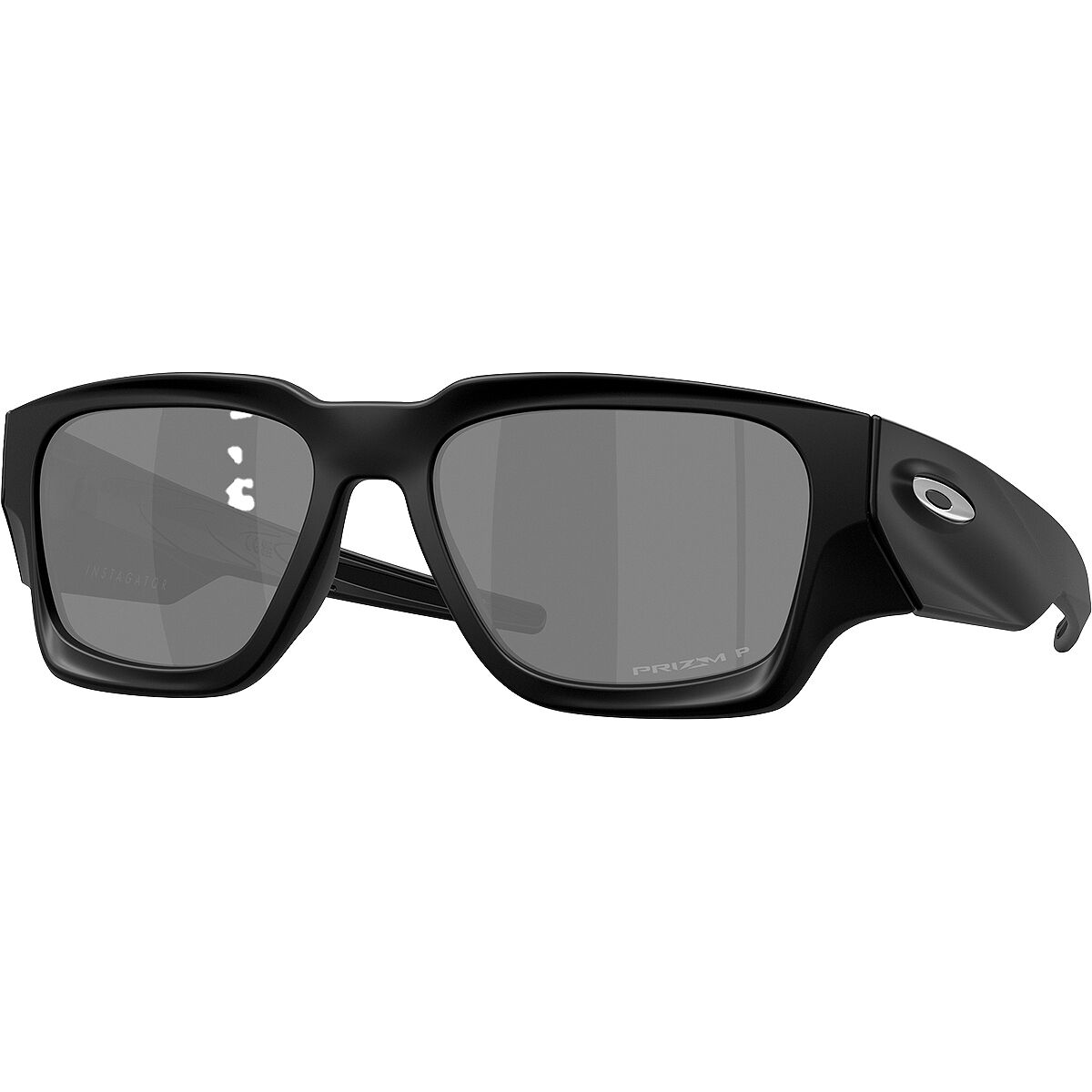 Image of Oakley Instagator Prizm Polarized Sunglasses Matte Black/Prizm Black Polar, One Size