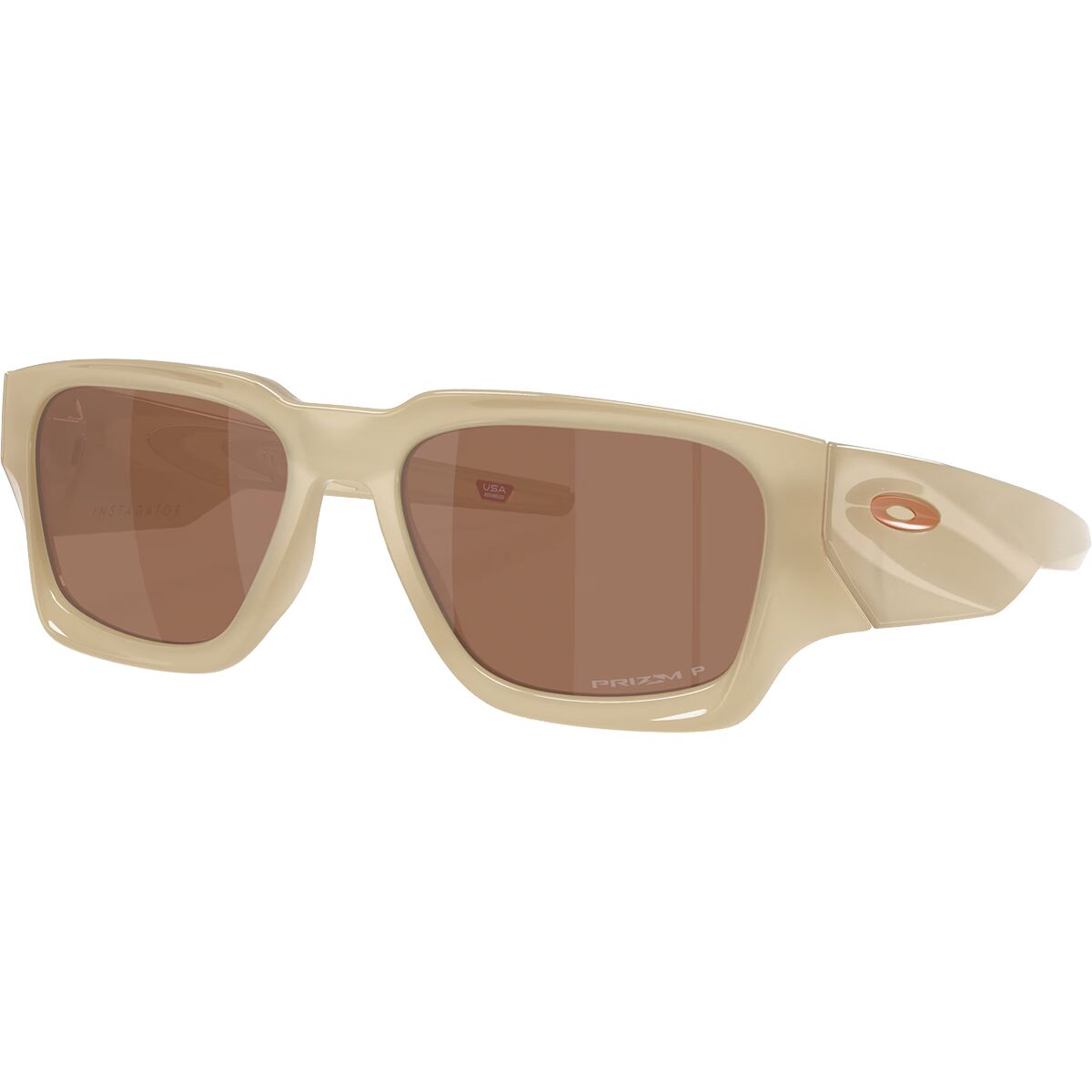 Image of Oakley Instagator Prizm Polarized Sunglasses Sandstorm/Prizm Tungsten Polarized, One Size