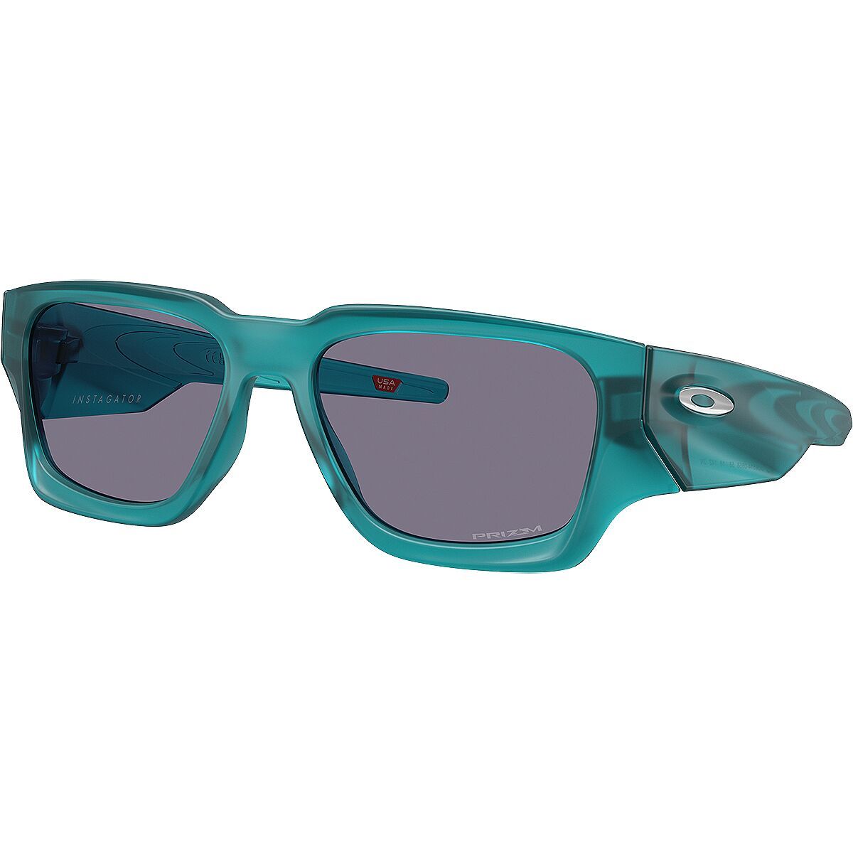 Image of Oakley Instagator Prizm Sunglasses Matte Trans Artic Surf/Prizm Grey, One Size