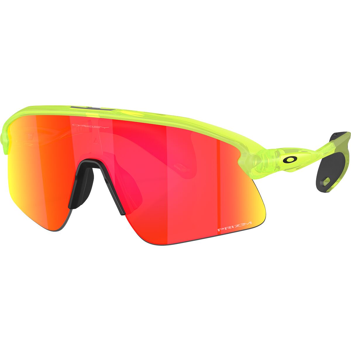 Image of Oakley Stunt Devil Prizm Sunglasses Matte Uranium/Prizm Ruby, One Size