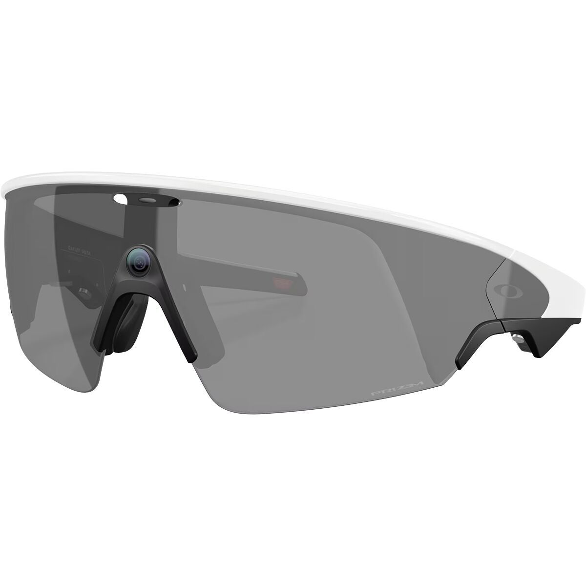 Image of Oakley Meta AI Vanguard Sunglasses White/Prizm Black, One Size