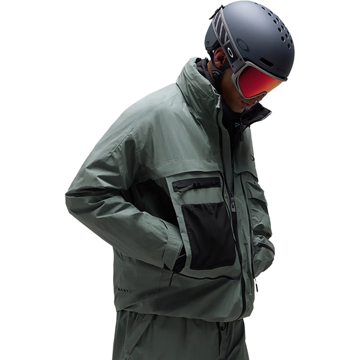 Oakley Oakley Mthod Glow Shell Jacket - Men's Reflective Camo Av Green, S - $505.00 at Backcountry.com