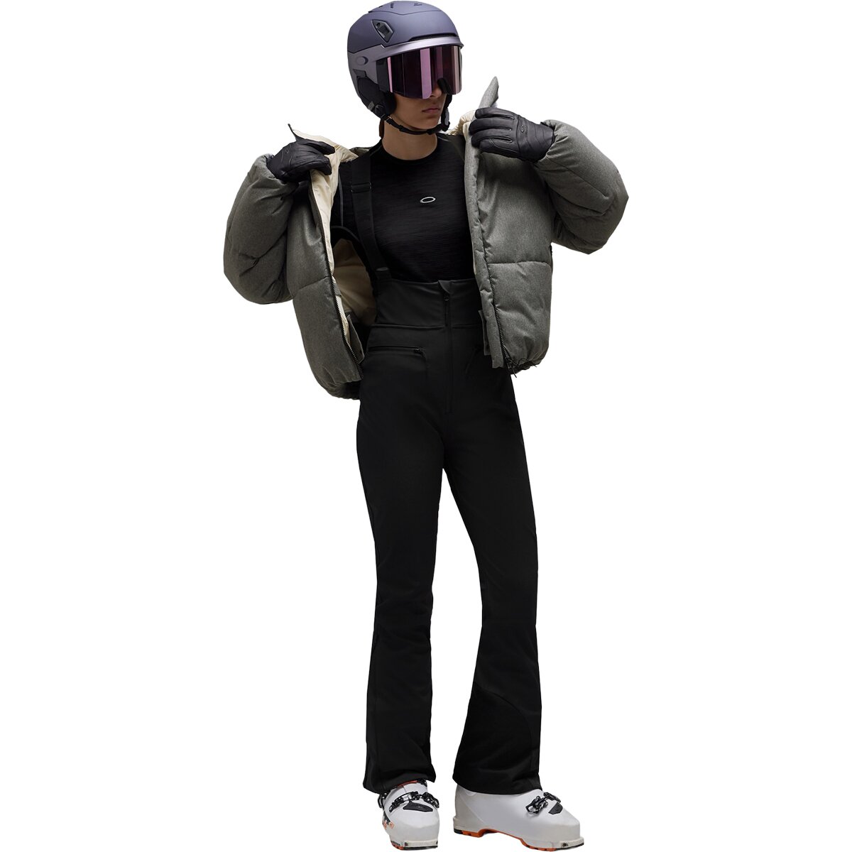 Oakley Oakley Icicle Softshell Bib Pant - Women's Blackout, L - $285.00 at Backcountry.com