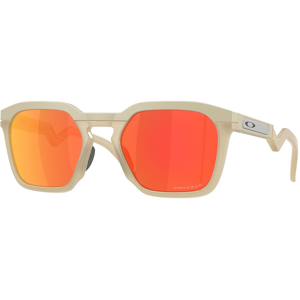 Image of Oakley HSTN SQ Prizm Sunglasses Matte Black/Prizm Grey, One Size