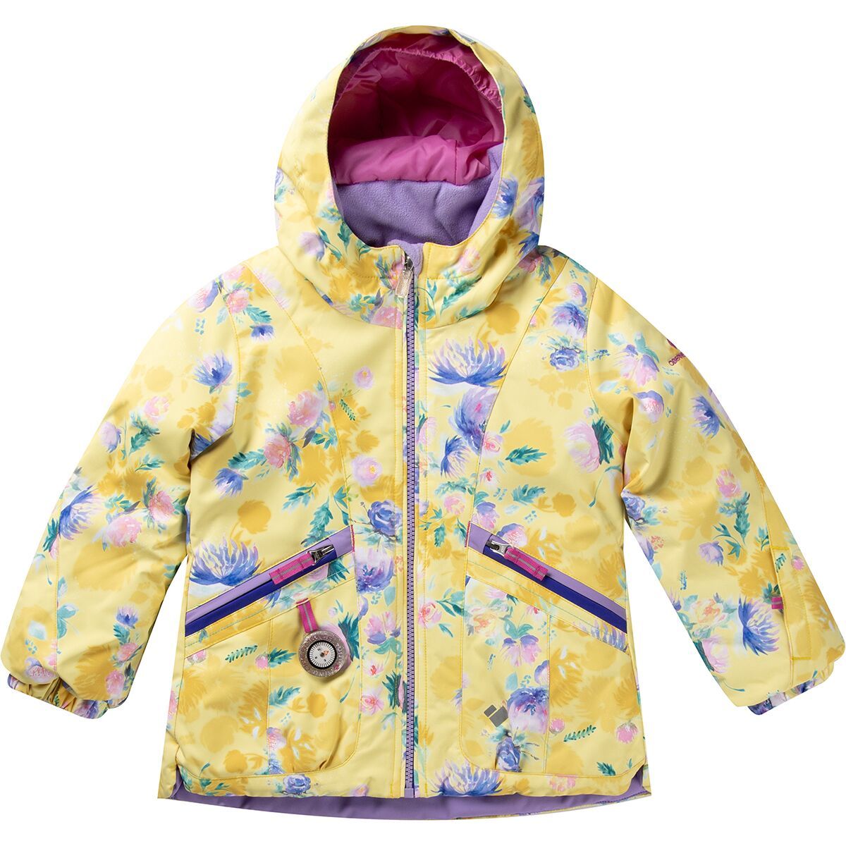 Obermeyer Glam Jacket - Girls' Lemon Glaze, 4
