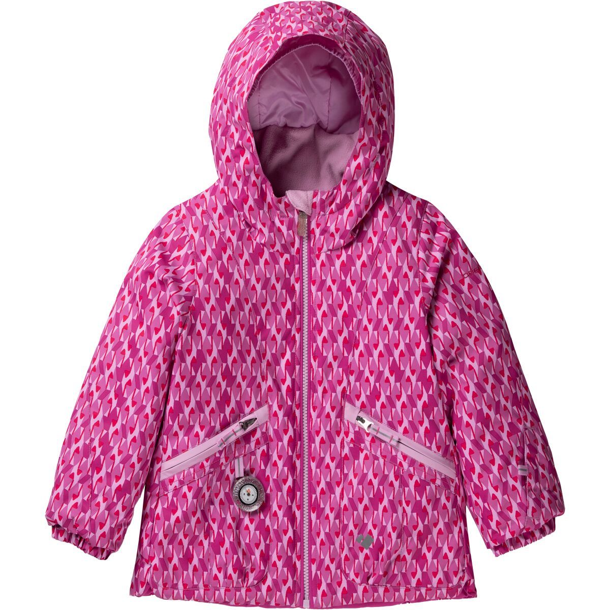 Obermeyer Glam Jacket - Girls' Pink & Pinker, 3