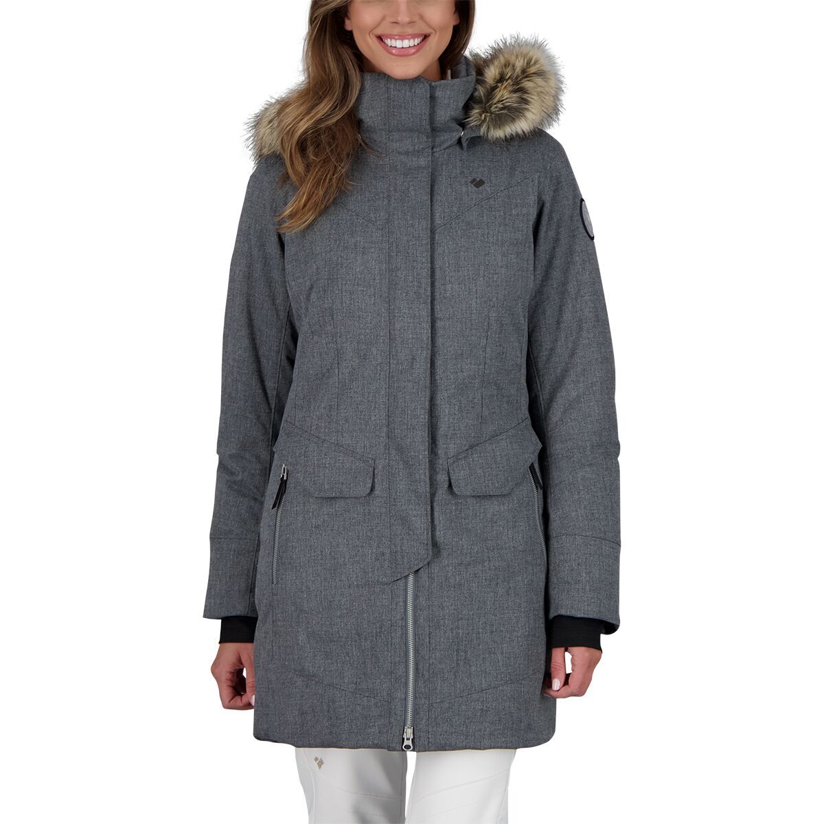 Obermeyer Sojourner Down Jacket - Women's Charcoal, 4