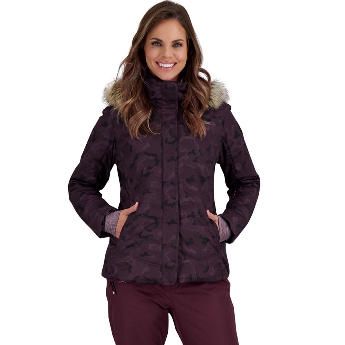 Obermeyer Tuscany II Jacket - Women's Magnetic Camo, 14