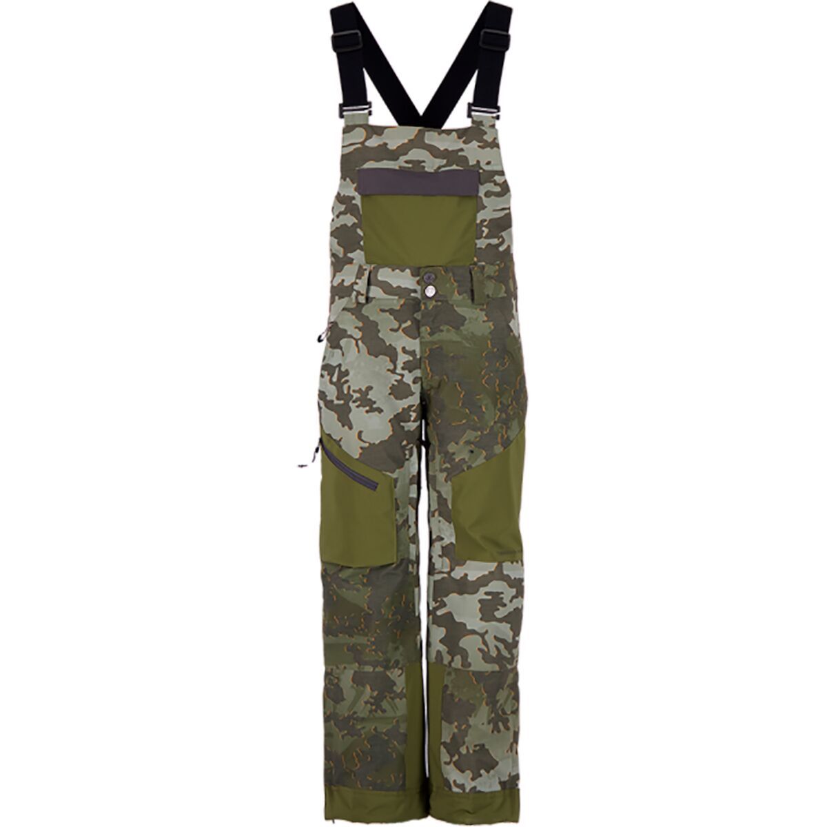 Obermeyer Connor Bib Pant - Boys' Bootcamp Camo, L