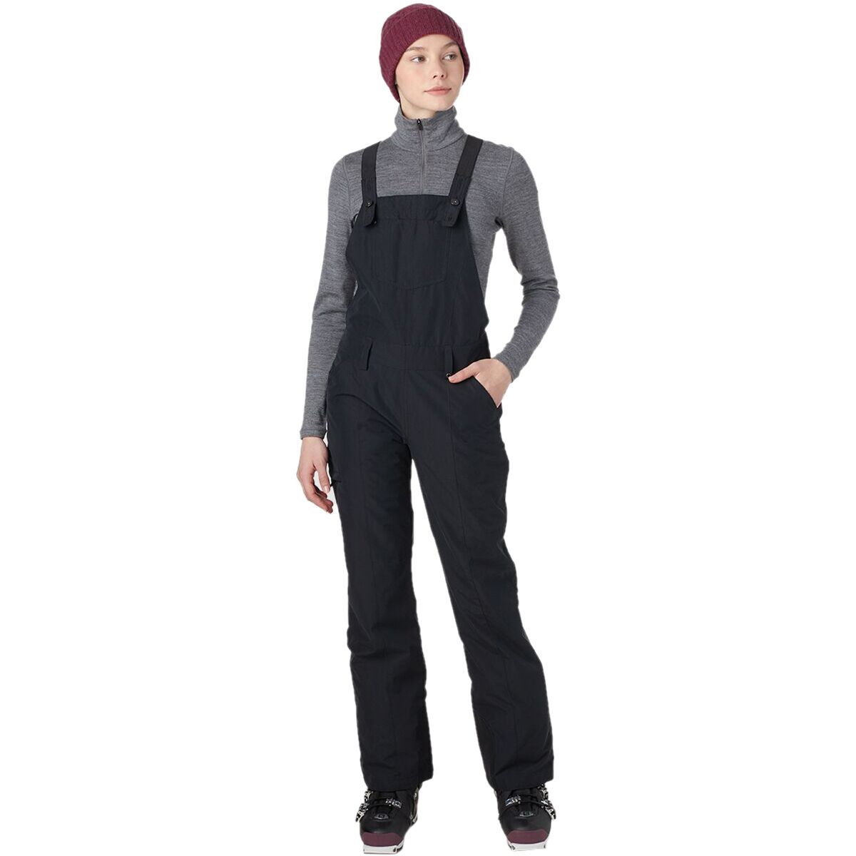 Obermeyer Malta Bib Overall Pant - Women's Black, 10