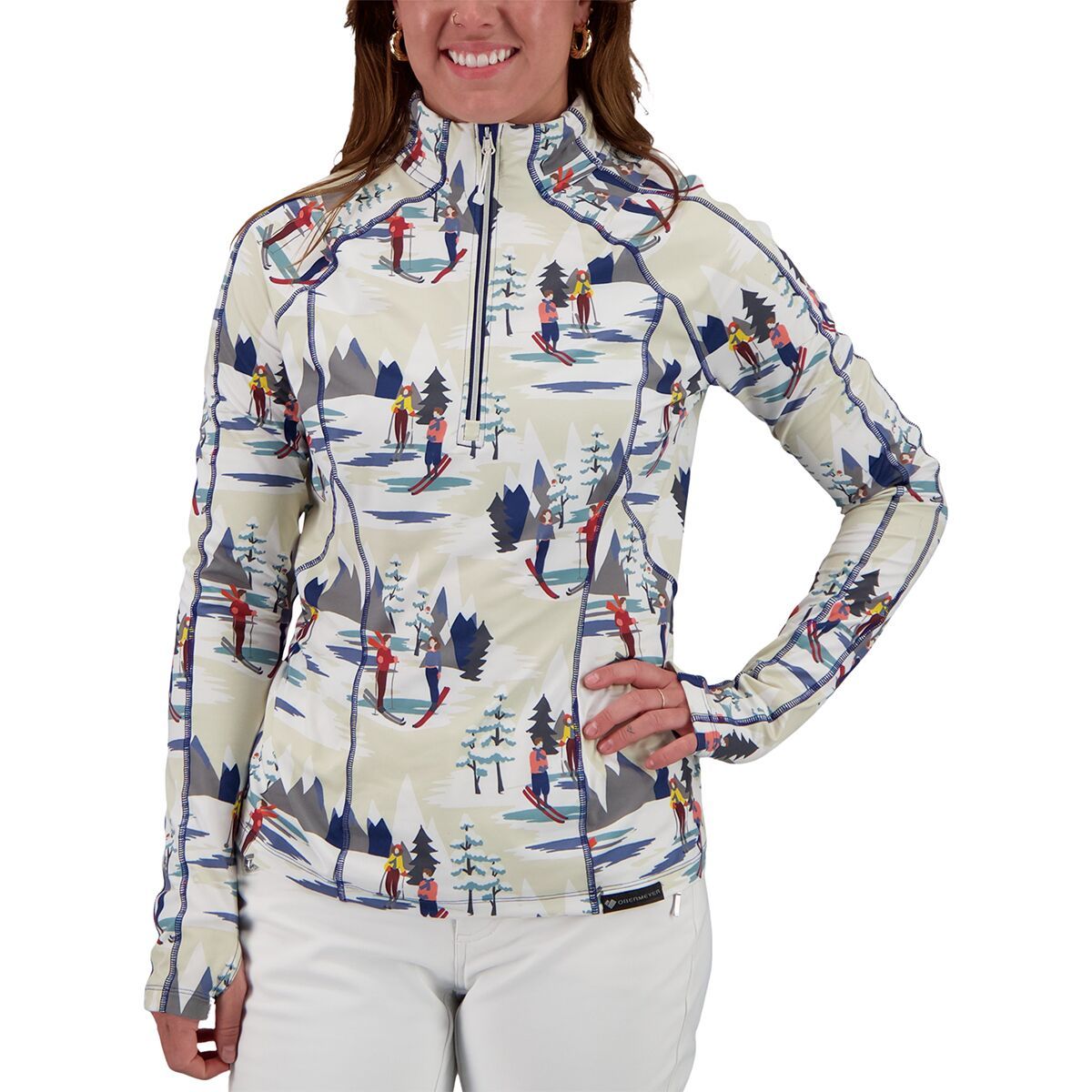 Obermeyer Discover 1/4-Zip - Women's Alpine Time, XXL