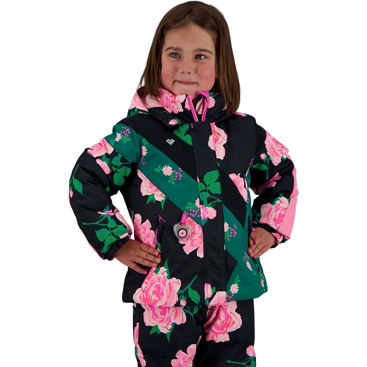 Obermeyer Lissa Jacket - Toddler Girls' Roses-R-Pink, 6